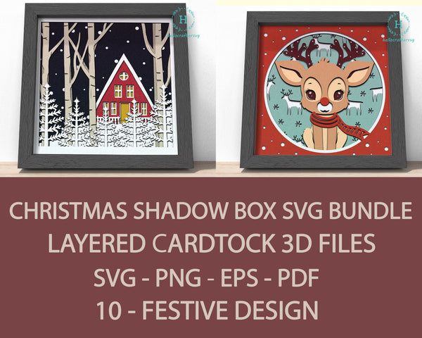 CHRISTMAS MEGA BUNDLE Svg - Cricut Files, Cardstock Svg, Silhouette Files - HelloCrafterSvg.