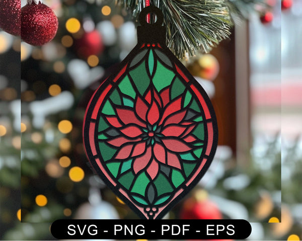 3D HANGING NEW ORNAMENT SET  Svg - 3D CHRISTMAS ORNAMENT Svg