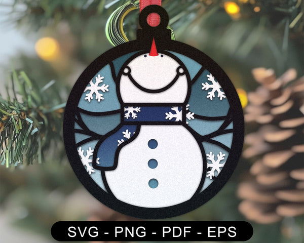 3D HANGING NEW ORNAMENT SET  Svg - 3D CHRISTMAS ORNAMENT Svg