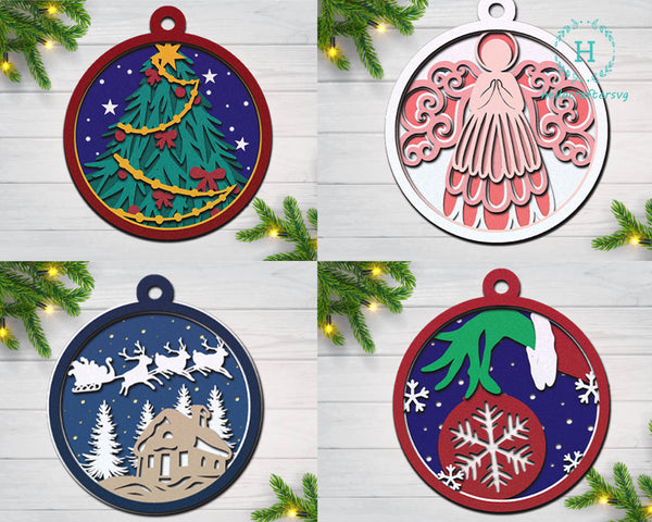 CHRISTMAS ORNAMENT BUNDLE Svg