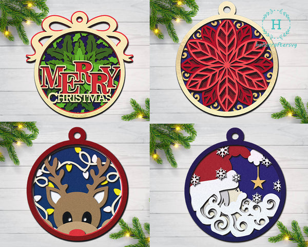 CHRISTMAS ORNAMENT BUNDLE Svg