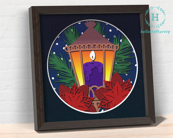 3d LANTERN Svg, LATERN Shadow Box Svg - Cricut Files, Cardstock Svg, Silhouette Files - HelloCrafterSvg-55