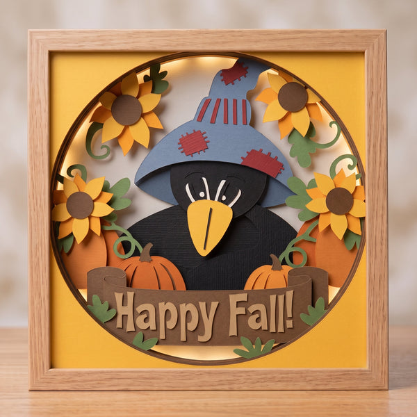 3D FALL ECLUSIVE BUNDLE SHADOW BOX SVG