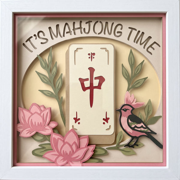 3D MAHJONG SHADOW BOX SVG SET