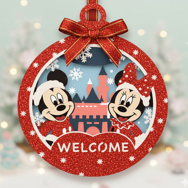 CHRISTMAS ROUND HANGING ORNAMENT BUNDLE Svg