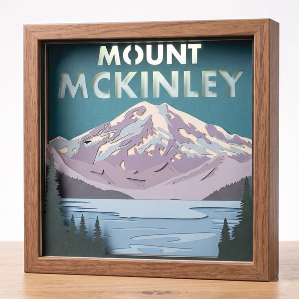 MOUNTAIN SHADOW BOX  BUNDLE Svg - Cricut Files, Cardstock Svg, Silhouette Files