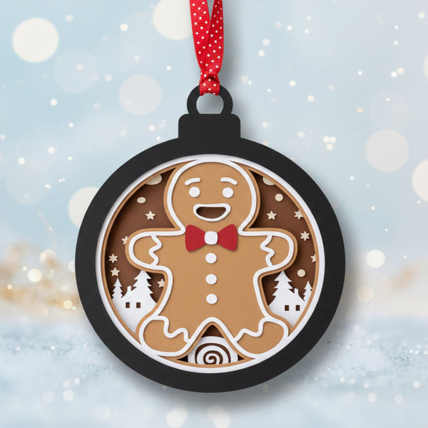 CHRISTMAS ROUND HANGING ORNAMENT BUNDLE Svg