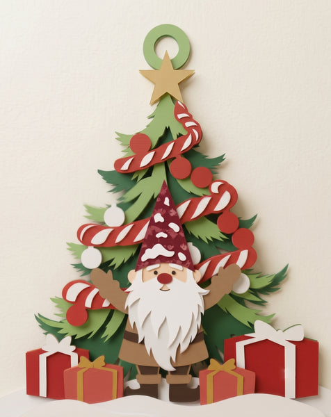 3D CHRISTMAS TREE ORNAMENT SET