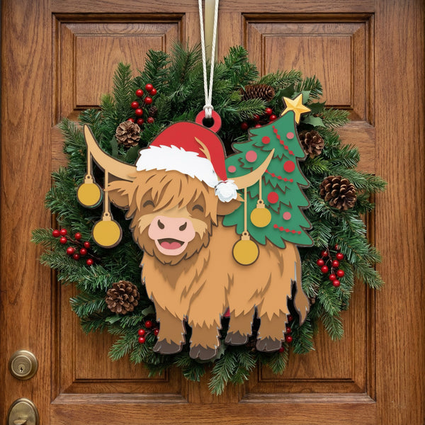 3D CHRISTMAS DOOR HANGER BUNDLE - LARGER THAN MAT SVG