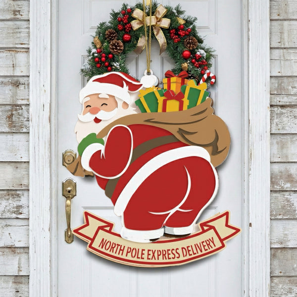 3D CHRISTMAS DOOR HANGER BUNDLE - LARGER THAN MAT SVG
