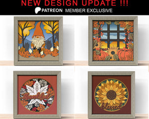 3d FALL BUNDLE SVG, THANKGIVING Fall Shadow Box COLLECTION BUNDLE Svg - Cricut Files, Cardstock Svg, Silhouette Files