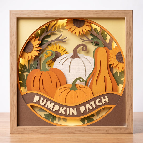 3D FALL ECLUSIVE BUNDLE SHADOW BOX SVG