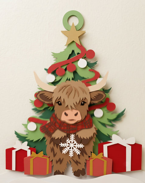 3D CHRISTMAS TREE ORNAMENT SET