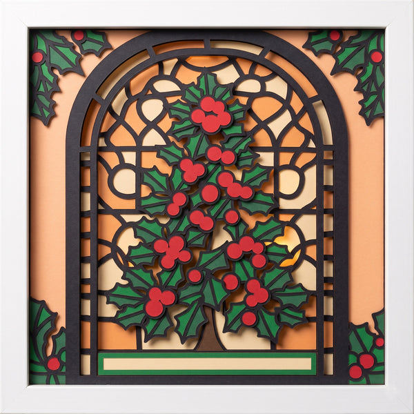 3D STAINED CHRISTMAS SHADOW BOX SVG SET