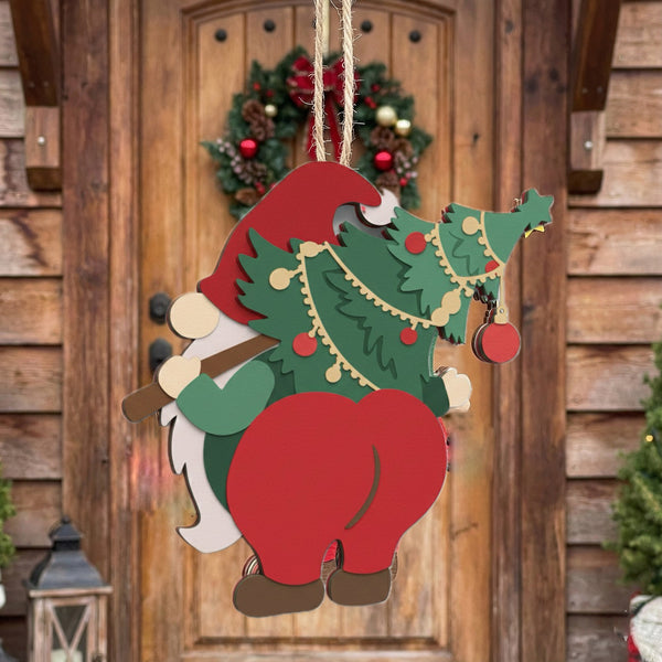 3D CHRISTMAS DOOR HANGER BUNDLE - LARGER THAN MAT SVG