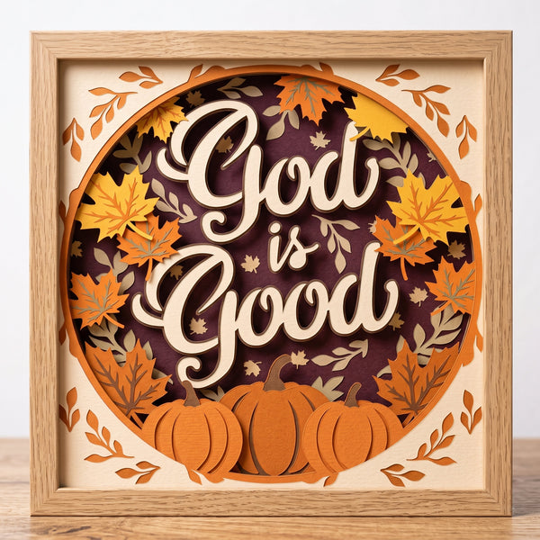 3D RELIGIOUS FALL BUNDLE SHADOW BOX SVG