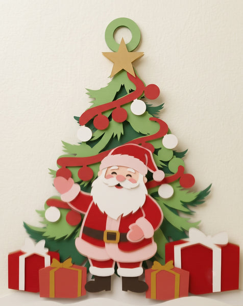 3D CHRISTMAS TREE ORNAMENT SET