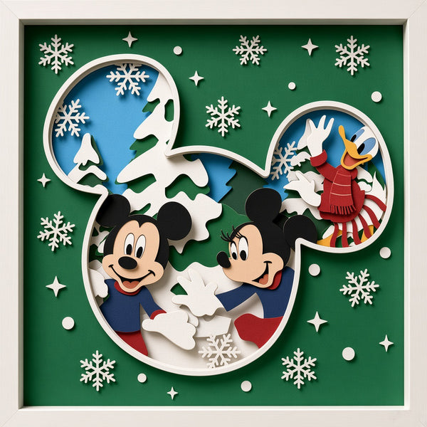 3D MAGICAL SET OF 9 SHADOW BOX SVG