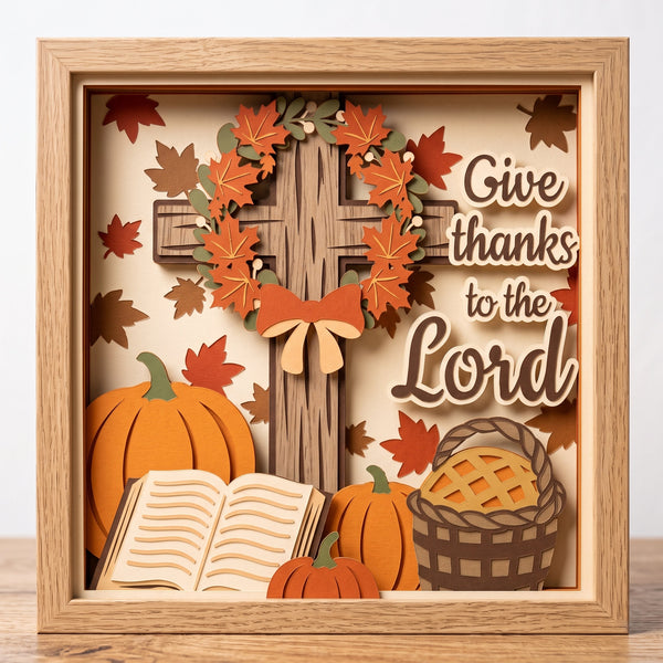 3D RELIGIOUS FALL BUNDLE SHADOW BOX SVG