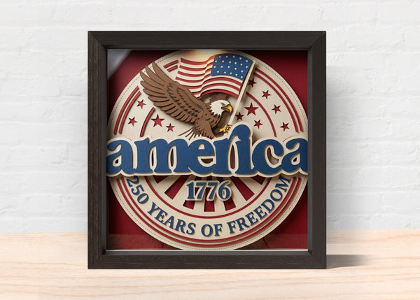 AMERICA CELEBRATES 250 Svg - Cricut Files, Cardstock Svg, Silhouette Files - HelloCrafterSvg