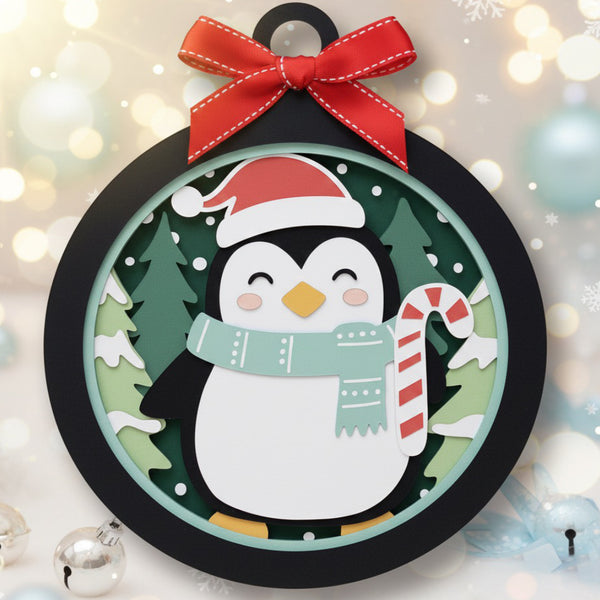 CHRISTMAS ROUND HANGING ORNAMENT BUNDLE Svg