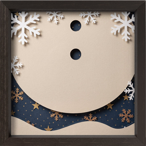 3D SNOWMAN TRIPTYCH + BONUS SNOWMAN SHADOW BOX SVG
