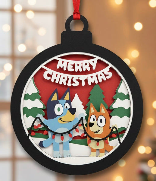 25 EXCLUSIVE CHRISTMAS HANGING ORNAMENT BUNDLE Svg