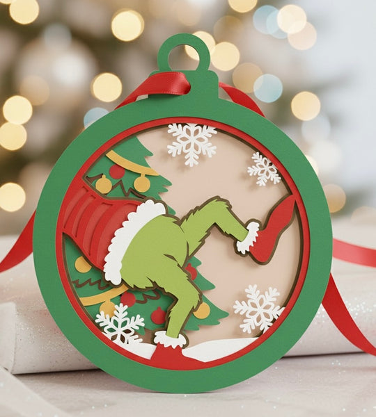 25 EXCLUSIVE CHRISTMAS HANGING ORNAMENT BUNDLE Svg