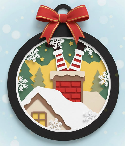 25 EXCLUSIVE CHRISTMAS HANGING ORNAMENT BUNDLE Svg