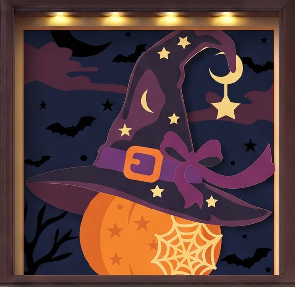 3D PUMPKIN PATCH TRIO SET SHADOW BOX SVG