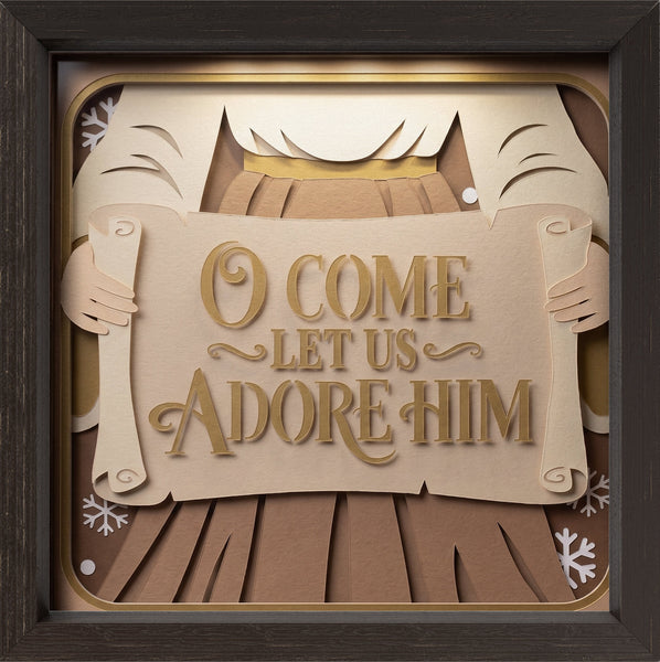 3D ANGEL TRIPTYCH + BONUS ANGEL SHADOW BOX SVG