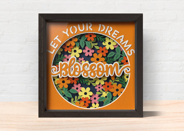 SPRING SHADOW BOX BUNDLE 3 Svg - Cricut Files, Cardstock Svg, Silhouette Files - HelloCrafterSvg