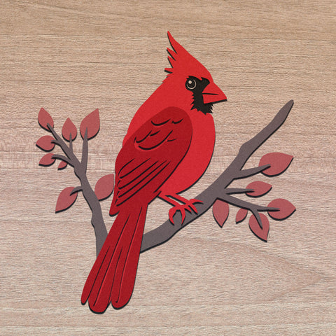 3d CARDINAL Svg, LAYERED CARDINAL Svg