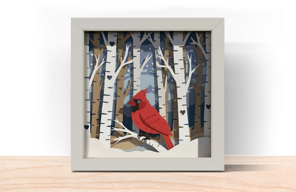 VALENTINE AND WINTER BUNDLE SHADOW BOX Svg (10 DESIGN)