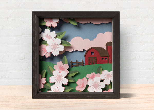 SPRING SHADOW BOX BUNDLE 2 Svg - Cricut Files, Cardstock Svg, Silhouette Files - HelloCrafterSvg