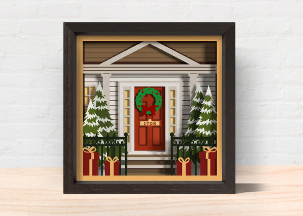 All Season DOOR BUNDLE SHADOW BOX Svg