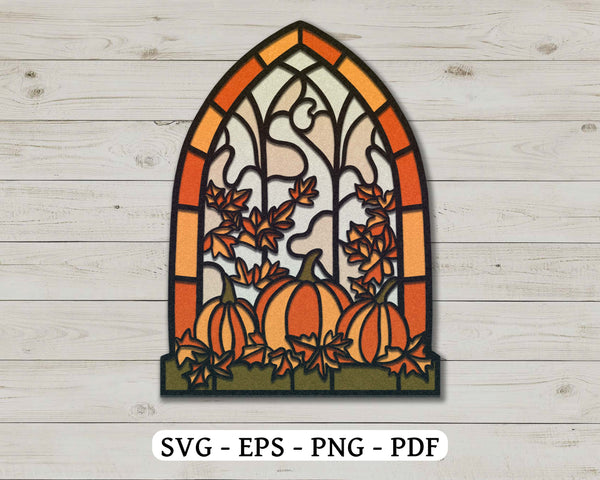 4 SEASON WINDOW CARD BUNDLE Svg - Cricut Files, Cardstock Svg, Silhouette Files - HelloCrafterSvg.