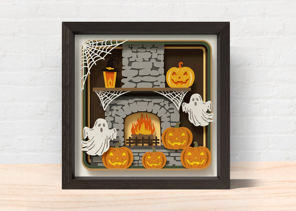 3D HALLOWEEN BUNDLE- Shadow Box Svg