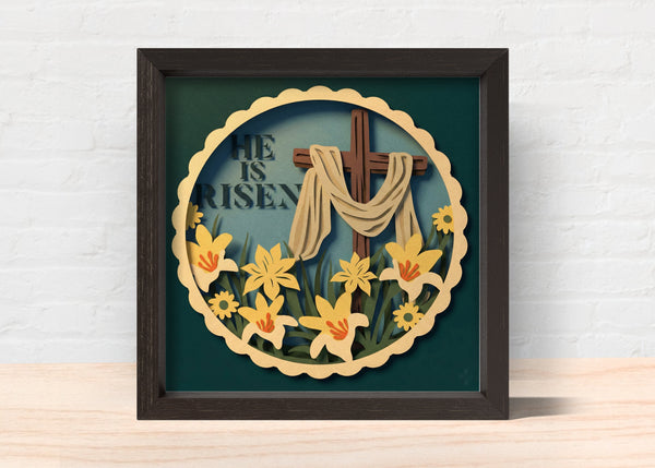 SPRING SHADOW BOX BUNDLE Svg - Cricut Files, Cardstock Svg, Silhouette Files - HelloCrafterSvg