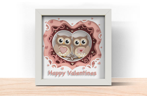 VALENTINE AND WINTER BUNDLE SHADOW BOX Svg (10 DESIGN)