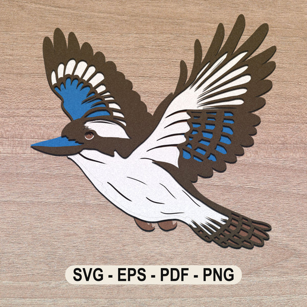 3d KOOKABURA Svg, LAYERED KOOKABURA Svg