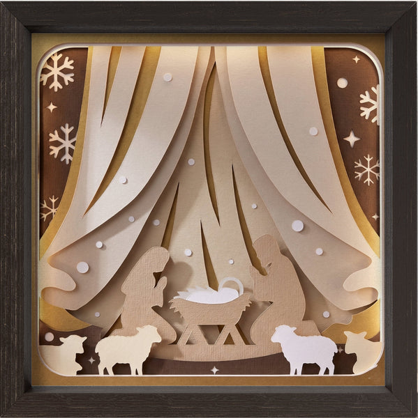 3D ANGEL TRIPTYCH + BONUS ANGEL SHADOW BOX SVG