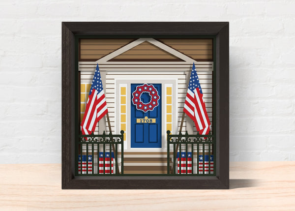 All Season DOOR BUNDLE SHADOW BOX Svg