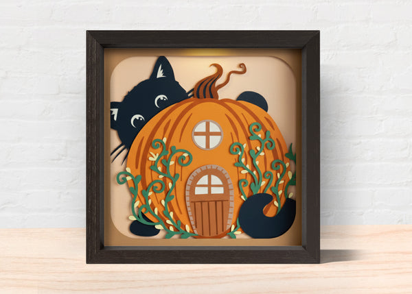 3D HALLOWEEN BUNDLE- Shadow Box Svg
