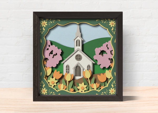 SPRING SHADOW BOX BUNDLE Svg - Cricut Files, Cardstock Svg, Silhouette Files - HelloCrafterSvg