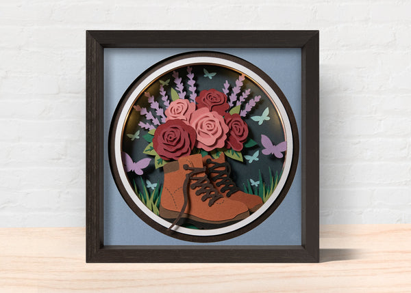 SPRING SHADOW BOX BUNDLE 2 Svg - Cricut Files, Cardstock Svg, Silhouette Files - HelloCrafterSvg