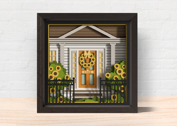 All Season DOOR BUNDLE SHADOW BOX Svg