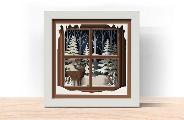 VALENTINE AND WINTER BUNDLE SHADOW BOX Svg (10 DESIGN)