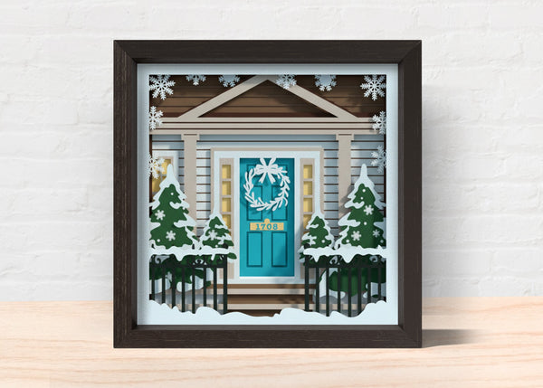 All Season DOOR BUNDLE SHADOW BOX Svg