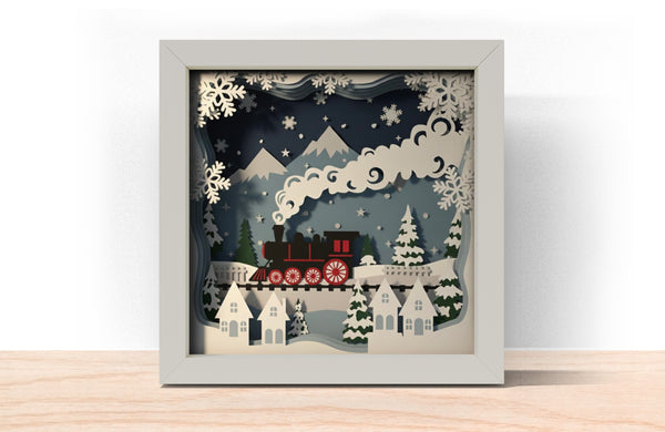 VALENTINE AND WINTER BUNDLE SHADOW BOX Svg (10 DESIGN)